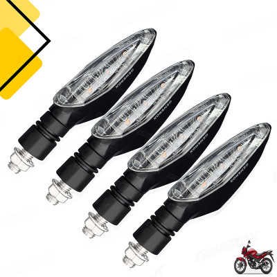Generox Front, Rear LED Indicator Light for Honda CBF(Amber)