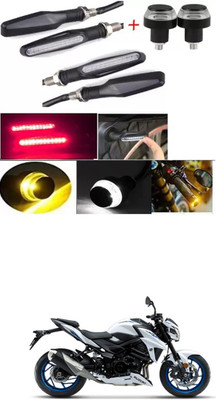 E-Shoppe Front, Rear, Side LED Indicator Light for Suzuki Universal For Bike(Yellow, Blue)