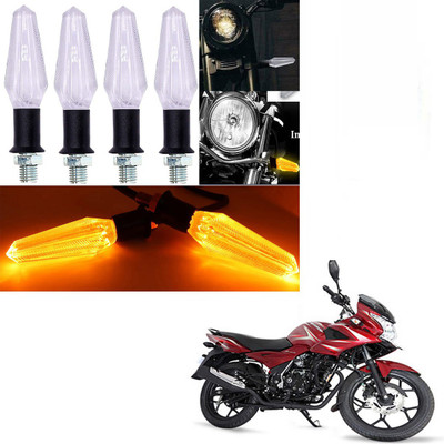 RawatZ Side LED Indicator Light for Bajaj Universal For Bike(Yellow)