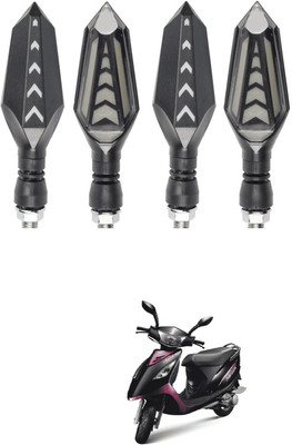 LOVMOTO Front, Rear LED Indicator Light for Mahindra Rodeo RZ(Yellow)