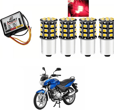 PRTEK Front, Side LED Indicator Light for Bajaj Discover 125 DTS-i(Red)