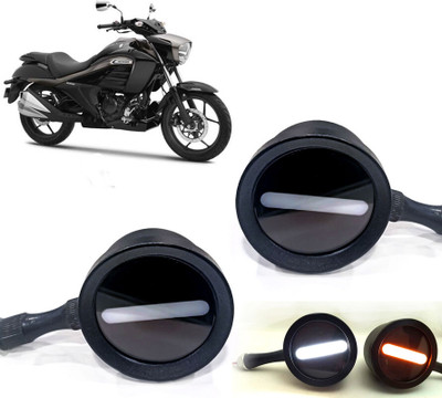 AUTO PEARL Front LED Indicator Light for Suzuki(White, Yellow)