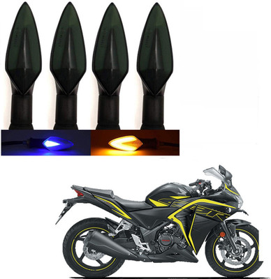 Sunriders Side LED Indicator Light for Honda CBR 250R(Blue, Amber)