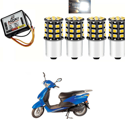 PRTEK Front, Side LED Indicator Light for Hero Universal For Bike(White)