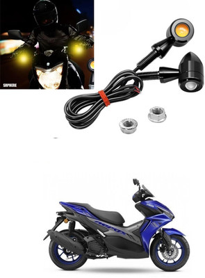SRPHERE Front, Rear LED Indicator Light for Yamaha Universal For Bike(Yellow)