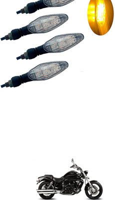 PRTEK Front, Rear LED Indicator Light for Hyosung Aquila Pro 650(Multicolor)