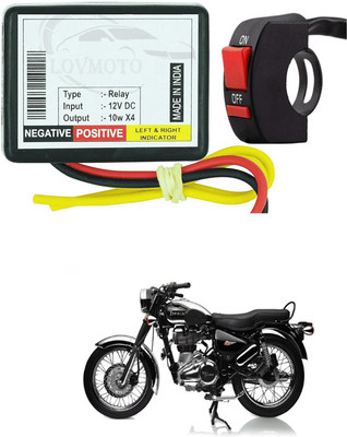 LOVMOTO Front, Rear LED Indicator Light for Royal Enfield(Yellow)