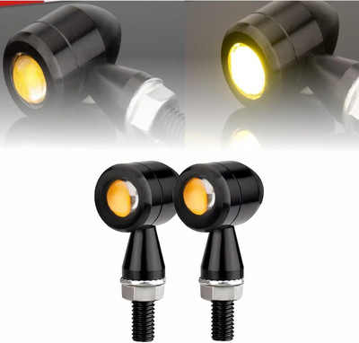 Auto Ryde Front LED Indicator Light for Universal For Bike Universal For Bike(Amber)