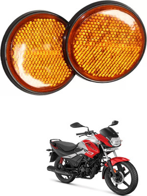 E-Shoppe Front, Rear, Side LED Indicator Light for Hero Universal For Bike(Yellow)