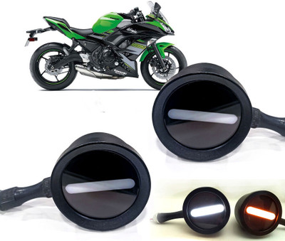 AUTO PEARL Front LED Indicator Light for Hyosung Ninja(White, Yellow)