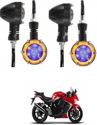 PRTEK Universal High Bright Front Rear Led Side Indicator Turn Signal V1244 Indicator Light Motorbike LED for Hyosung (12 V, 12 W)(GT250R, Pack of 4)