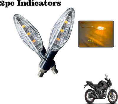 Shopland Front, Rear LED Indicator Light for Hero Xtreme LATEST(Amber)