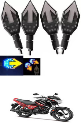 FKOK Front, Rear, Side LED Indicator Light for Hero Glamour(Multicolor)