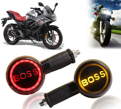 AUTO PEARL Side LED Indicator Light for Suzuki Gixxer(Yellow, Red)