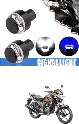 LOVMOTO Front LED Indicator Light for Hero Hunk(White, Blue)