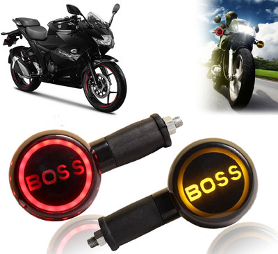 AUTO PEARL Side LED Indicator Light for Suzuki Gixxer(Yellow, Red)