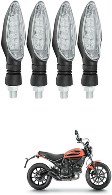 LOVMOTO Front, Rear LED Indicator Light for Mahindra Rodeo RZ(Yellow)