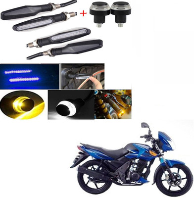 BXtremeZ Side LED Indicator Light for TVS Flame SR125(Yellow, Blue)
