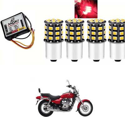 PRTEK Front, Side LED Indicator Light for Bajaj Avenger 220 DTS-i(Red)