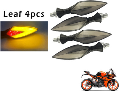 Generox Front, Rear LED Indicator Light for KTM Duke RC 190(Red, Yellow)