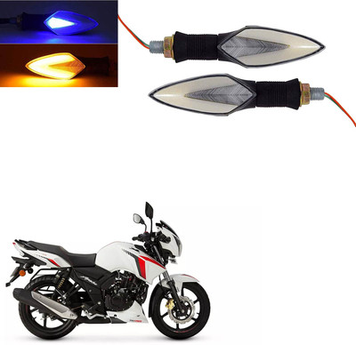 Vagary Front, Rear LED Indicator Light for TVS Apache RTR 160(Blue, Yellow)
