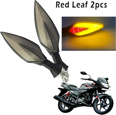Generox Front, Rear, Side LED Indicator Light for Hero Ignitor R(Red, Yellow)