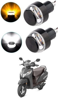 DriveXpert Front LED Indicator Light for Honda Activa 125(Yellow, White)