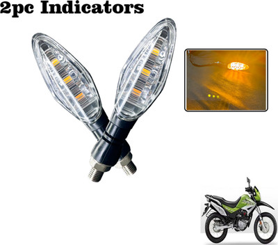 Generox Front, Rear LED Indicator Light for Hero Impulse 223(Amber)