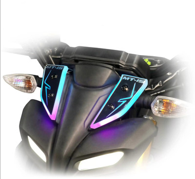 acube mart Front, Side, Rear LED Indicator Light for Universal For Bike Universal For Bike(Maroon)
