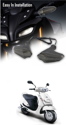 LOVMOTO Side LED Indicator Light for Mahindra Duro DZ(Amber)