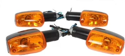 Jinvaani Front Halogen Indicator Light for Hero Passion Plus(Orange)