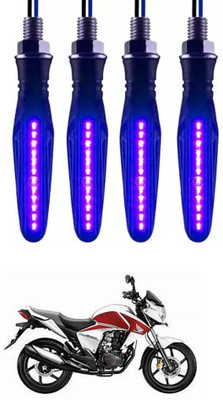 E-Shoppe Front, Rear, Side LED Indicator Light for Honda CB Twister(Blue)