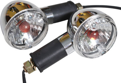 road religion Rear Halogen Indicator Light for Royal Enfield Classic(Orange)
