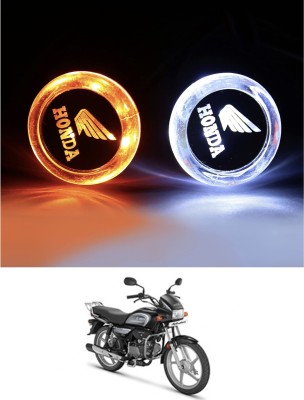 AutoTech Side LED Indicator Light for Bajaj, Bullet, Hero, Honda, KTM, Royal Enfield, Suzuki, TVS, Universal For Bike Apache, CD deluxe, CB Shine, Classic 350, CT 100, Discover, Duke 200, HF Deluxe, Pulsar RS(Yellow)