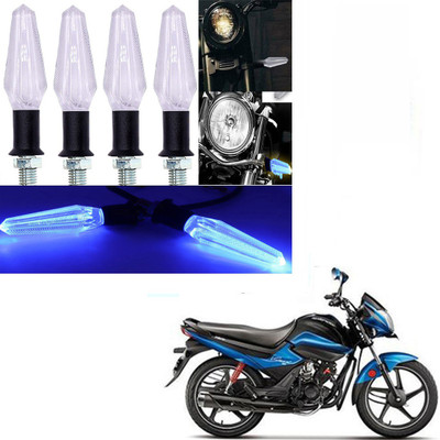 RawatZ Side LED Indicator Light for Hero Splender iSMART(Blue)