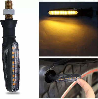 victrix Side LED Indicator Light for Universal For Bike Universal For Bike(Orange)