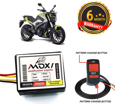 AUTO PEARL Front, Rear Flasher Indicator Light for Bajaj Dominar 250