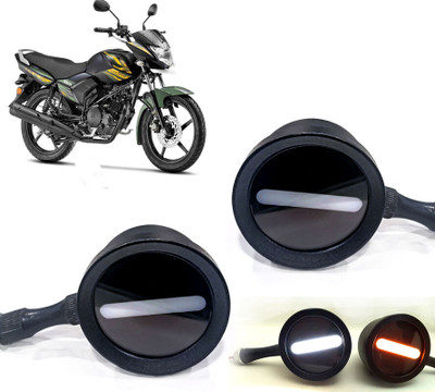 AUTO PEARL Front LED Indicator Light for Yamaha Saluto(White, Yellow)
