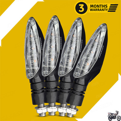Generox Front, Rear, Side LED Indicator Light for TVS Pheonix(Amber, Yellow)