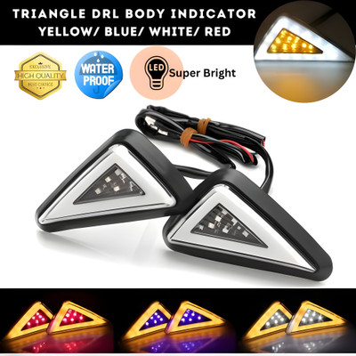 Autozap Side LED Indicator Light for Universal For Bike Universal For Bike(Multicolor)