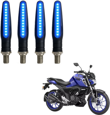JMA TRADING Front, Rear LED Indicator Light for Yamaha Universal For Bike(Blue)