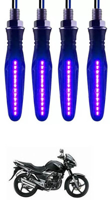 E-Shoppe Front, Rear, Side LED Indicator Light for Suzuki GS 150R(Blue)