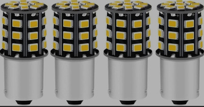 BIKEBLOOM Side, Rear, Front HID Indicator Light for Universal For Bike, Universal For Car Universal For Car, Universal For Bike(Yellow)