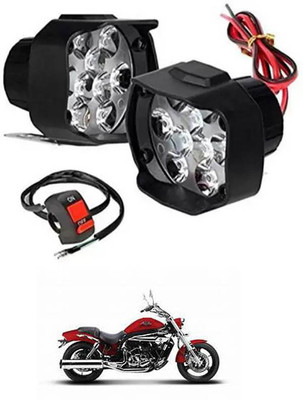 E-Shoppe Front, Rear, Side LED Indicator Light for Hyosung Aquila Pro 650(White)