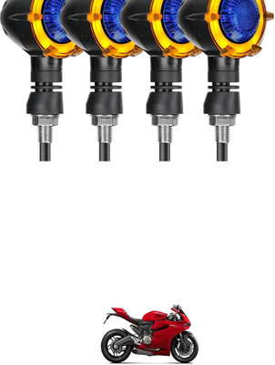 PRTEK Front, Rear LED Indicator Light for Royal Enfield 500(Multicolor)