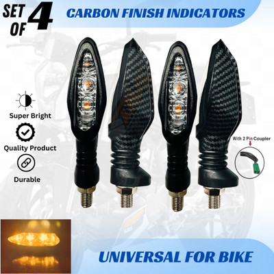 Autozap Side LED Indicator Light for Universal For Bike Universal For Bike(Amber)