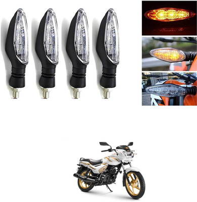 LOVMOTO Front, Rear LED Indicator Light for TVS Star City(Multicolor)