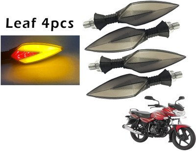 Generox Front, Rear LED Indicator Light for Bajaj Discover 100(Red, Yellow)