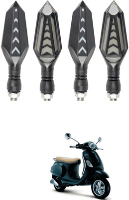 LOVMOTO Front, Rear LED Indicator Light for Piaggio Vespa LX(Yellow)