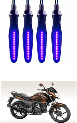 E-Shoppe Front, Rear, Side LED Indicator Light for Hero Hunk(Blue)